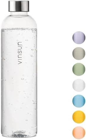 VINSUN Trinkflasche 1000ml - auslaufsicher, BPA frei, Tritan - Leichte Wasserflasche für Sport und Outdoor activities -
