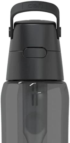 DAFI SOLID Trinkflasche mit Activkohlefilter 0,7 L für Outdoor-Reisen - BPA-Frei, Sportflasche mit gefiltertem Wasser