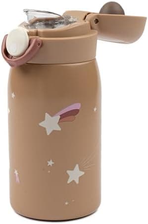 Fabelab Kinder Trinkflasche 320 ml | BPA-Frei Edelstahl Auslaufsicher | Schultasche Wasserflasche