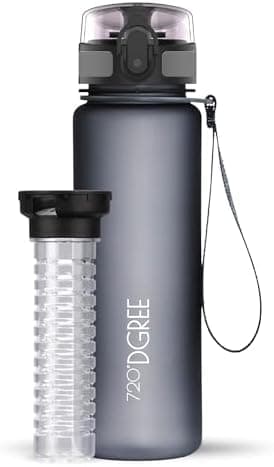 720°DGREE uberBottle Trinkflasche SoftTouch 500ml - Auslaufsicher, BPA-Frei - für Sport und Outdoor-Aktivitäten - Climat