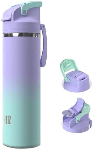 OISIZ Isolierte Edelstahl Trinkflasche 720ml für Outdoor Aktivitäten und Sport 100% auslaufsicher mit Vakuum-Technologie
