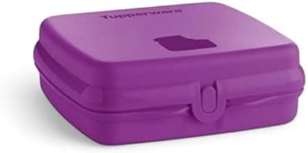 Tupperware Quadratische Sandwich-Box Aufbewahrungsbox Brotdose mit Scharnier und Verriegelung (türkis Koala Bär)