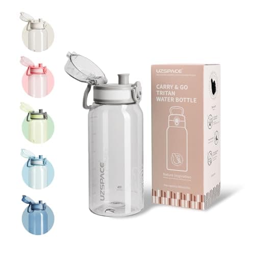 UZSPACE Kinder Trinkflasche 600ml - Sportlich, Auslaufsicher & Spülmaschinenfest zur Schule und Outdoor aktivarten für M
