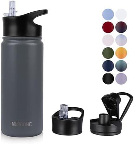 Edelstahl Trinkflasche 1.2L BPAfrei-Thermoskanne-Vakuum Doppelwandisolierung für Sport Campings-Reise-Kohlensäure Geeign
