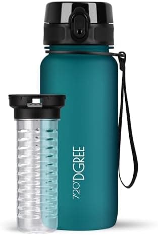720°DGREE uberBottle Trinkflasche SoftTouch 500ml - Auslaufsicher, BPA-Frei - für Sport und Outdoor-Aktivitäten - Climat