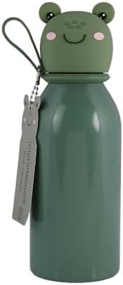 Lulubug Kinder Trinkflasche Tierform BPA-frei 350ml Kaltes Warmes Isolert Flasche | Doppelwandig Edelstahl Spülmaschinen