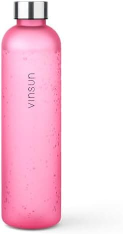 VINSUN Trinkflasche 1000ml - auslaufsicher, BPA frei, Tritan - Leichte Wasserflasche für Sport und Outdoor activities -
