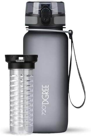 720°DGREE uberBottle Trinkflasche SoftTouch 500ml - Auslaufsicher, BPA-Frei - für Sport und Outdoor-Aktivitäten - Climat