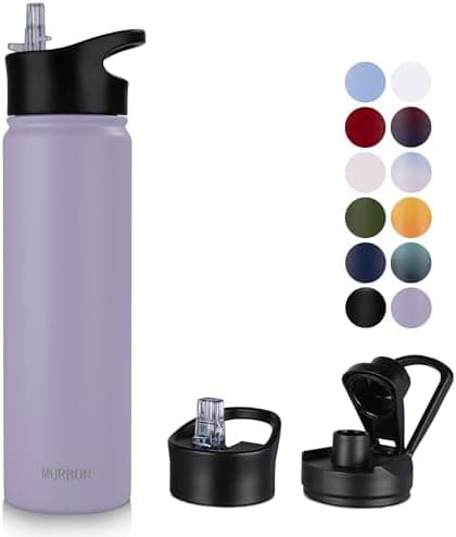 Edelstahl Trinkflasche 1.2L BPAfrei-Thermoskanne-Vakuum Doppelwandisolierung für Sport Campings-Reise-Kohlensäure Geeign