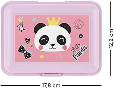 ### Baagl Brotdose Kinder für Schule – Lunchbox für Mädchen & Jungen – Jausenbox, Brotzeitbox, Brotbox, Snackbox (Delphi