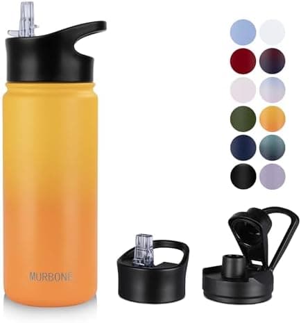Edelstahl Trinkflasche 1.2L BPAfrei-Thermoskanne-Vakuum Doppelwandisolierung für Sport Campings-Reise-Kohlensäure Geeign