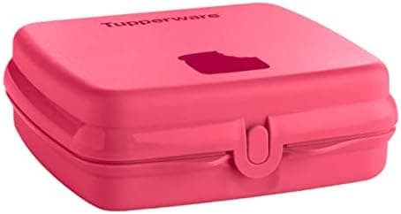 Tupperware Quadratische Sandwich-Box Aufbewahrungsbox Brotdose mit Scharnier und Verriegelung (türkis Koala Bär)