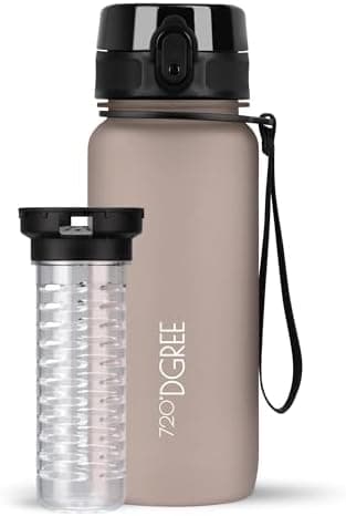 720°DGREE uberBottle Trinkflasche SoftTouch 500ml - Auslaufsicher, BPA-Frei - für Sport und Outdoor-Aktivitäten - Climat