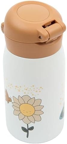 Fabelab Kinder Trinkflasche 320 ml | BPA-Frei Edelstahl Auslaufsicher | Schultasche Wasserflasche