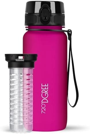 720°DGREE uberBottle Trinkflasche SoftTouch 500ml - Auslaufsicher, BPA-Frei - für Sport und Outdoor-Aktivitäten - Climat