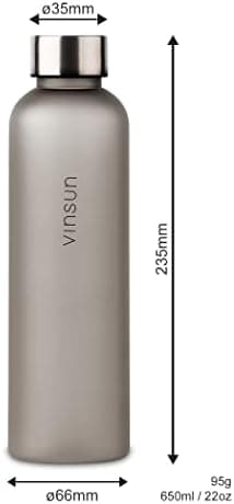 VINSUN Trinkflasche 1000ml - auslaufsicher, BPA frei, Tritan - Leichte Wasserflasche für Sport und Outdoor activities -