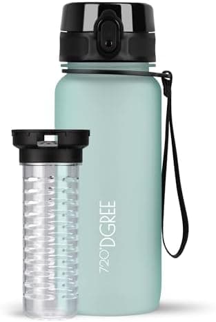 720°DGREE uberBottle Trinkflasche SoftTouch 500ml - Auslaufsicher, BPA-Frei - für Sport und Outdoor-Aktivitäten - Climat