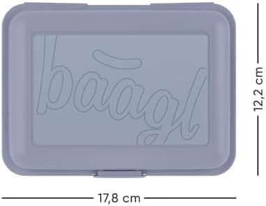 ### Baagl Brotdose Kinder für Schule – Lunchbox für Mädchen & Jungen – Jausenbox, Brotzeitbox, Brotbox, Snackbox (Delphi