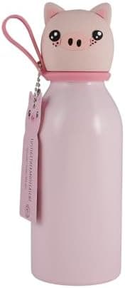 Lulubug Kinder Trinkflasche Tierform BPA-frei 350ml Kaltes Warmes Isolert Flasche | Doppelwandig Edelstahl Spülmaschinen