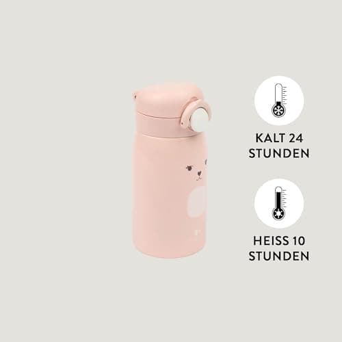 Fabelab Kinder Trinkflasche 320 ml | BPA-Frei Edelstahl Auslaufsicher | Schultasche Wasserflasche