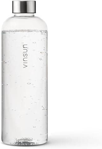 VINSUN Trinkflasche 1000ml - auslaufsicher, BPA frei, Tritan - Leichte Wasserflasche für Sport und Outdoor activities -