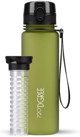 720°DGREE uberBottle Trinkflasche SoftTouch 500ml - Auslaufsicher, BPA-Frei - für Sport und Outdoor-Aktivitäten - Climat