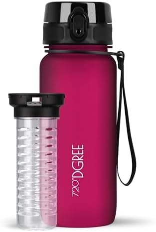 720°DGREE uberBottle Trinkflasche SoftTouch 500ml - Auslaufsicher, BPA-Frei - für Sport und Outdoor-Aktivitäten - Climat
