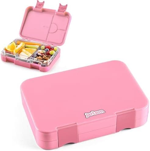 Jarlson® Brotdose Kinder mit Fächern - TONI Lunchbox - Auslaufdurchfall-Sicher – Jausenbox für Kindergarten und Schule -