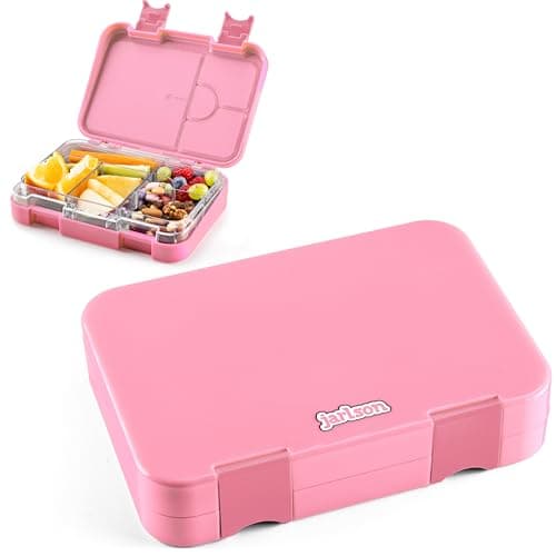 Jarlson® Brotdose Kinder mit Fächern - TONI Lunchbox - Auslaufdurchfall-Sicher – Jausenbox für Kindergarten und Schule -