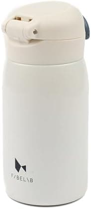Fabelab Kinder Trinkflasche 320 ml | BPA-Frei Edelstahl Auslaufsicher | Schultasche Wasserflasche