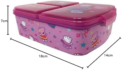 Kinder Brotdose Lunchbox Minecraft - mit Fächern - BPA frei - Perfect für Schultage und Picknicks