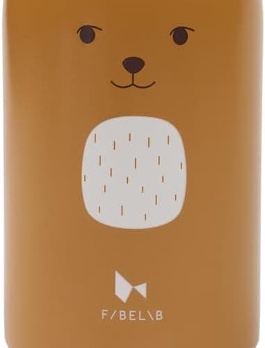 Fabelab Kinder Trinkflasche 320 ml | BPA-Frei Edelstahl Auslaufsicher | Schultasche Wasserflasche