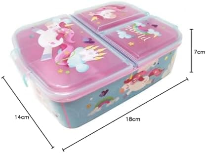 Kinder Brotdose Lunchbox Minecraft - mit Fächern - BPA frei - Perfect für Schultage und Picknicks