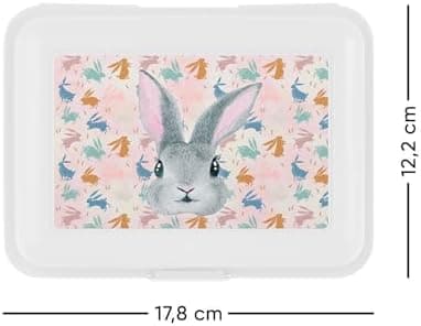 ### Baagl Brotdose Kinder für Schule – Lunchbox für Mädchen & Jungen – Jausenbox, Brotzeitbox, Brotbox, Snackbox (Delphi