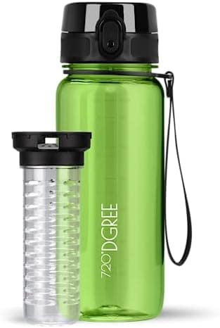 720°DGREE uberBottle Trinkflasche SoftTouch 500ml - Auslaufsicher, BPA-Frei - für Sport und Outdoor-Aktivitäten - Climat
