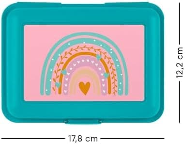 ### Baagl Brotdose Kinder für Schule – Lunchbox für Mädchen & Jungen – Jausenbox, Brotzeitbox, Brotbox, Snackbox (Delphi