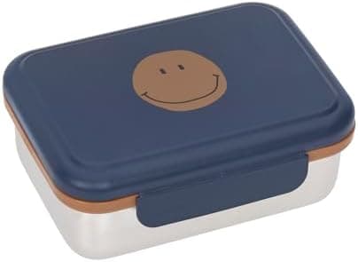 LÄSSIG Edelstahl Kinder Brotdose Frühstücksbox Nachhaltig für Schule und Adventure (1er Pack)  
LÄSSIG Kinder Brotdose E