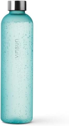 VINSUN Trinkflasche 1000ml - auslaufsicher, BPA frei, Tritan - Leichte Wasserflasche für Sport und Outdoor activities -