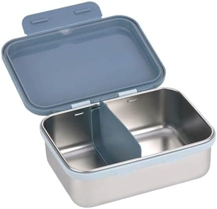 LÄSSIG Edelstahl Kinder Brotdose Frühstücksbox Nachhaltig für Schule und Adventure (1er Pack)  
LÄSSIG Kinder Brotdose E