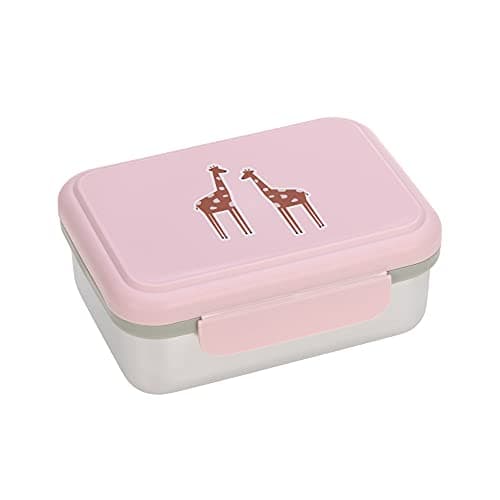 LÄSSIG Edelstahl Kinder Brotdose Frühstücksbox Nachhaltig für Schule und Adventure (1er Pack)  
LÄSSIG Kinder Brotdose E