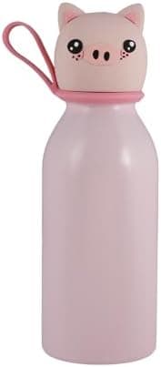 Lulubug Kinder Trinkflasche Tierform BPA-frei 350ml Kaltes Warmes Isolert Flasche | Doppelwandig Edelstahl Spülmaschinen