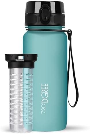 720°DGREE uberBottle Trinkflasche SoftTouch 500ml - Auslaufsicher, BPA-Frei - für Sport und Outdoor-Aktivitäten - Climat