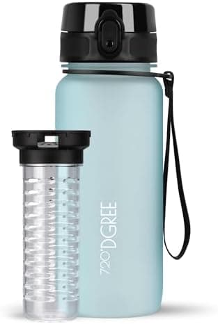720°DGREE uberBottle Trinkflasche SoftTouch 500ml - Auslaufsicher, BPA-Frei - für Sport und Outdoor-Aktivitäten - Climat