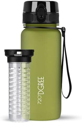 720°DGREE uberBottle Trinkflasche SoftTouch 500ml - Auslaufsicher, BPA-Frei - für Sport und Outdoor-Aktivitäten - Climat