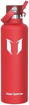 Super Sparrow Thermobecher für Sport und Outdoor - 500ml, 750ml - BPA-Frei, ClimatePartner certified - FlipFlow Trinkfla