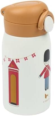 Fabelab Kinder Trinkflasche 320 ml | BPA-Frei Edelstahl Auslaufsicher | Schultasche Wasserflasche