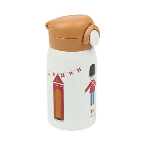 Fabelab Kinder Trinkflasche 320 ml | BPA-Frei Edelstahl Auslaufsicher | Schultasche Wasserflasche