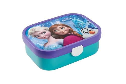 Mepal Brotdose Kinder Campus BPA-frei Animal Friends | Spezialfächerr box mit Gabel & Clip-Verschluss | 750 ml für Kinde