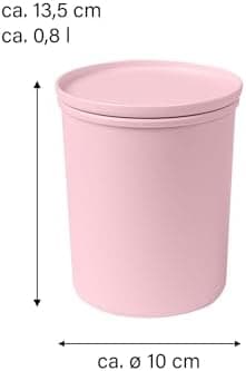 AWAVE klimaneutral Mehrweg Frischhaltedose 1.000 ml natural PET-Flaschen Recycling Aufbewahrungsboxunterwegs