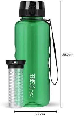 720°DGREE uberBottle Trinkflasche SoftTouch 500ml - Auslaufsicher, BPA-Frei - für Sport und Outdoor-Aktivitäten - Climat